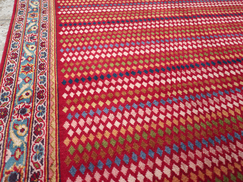 Vintage Persian Kashan Accent Rug, No.32905 - Galerie Shabab