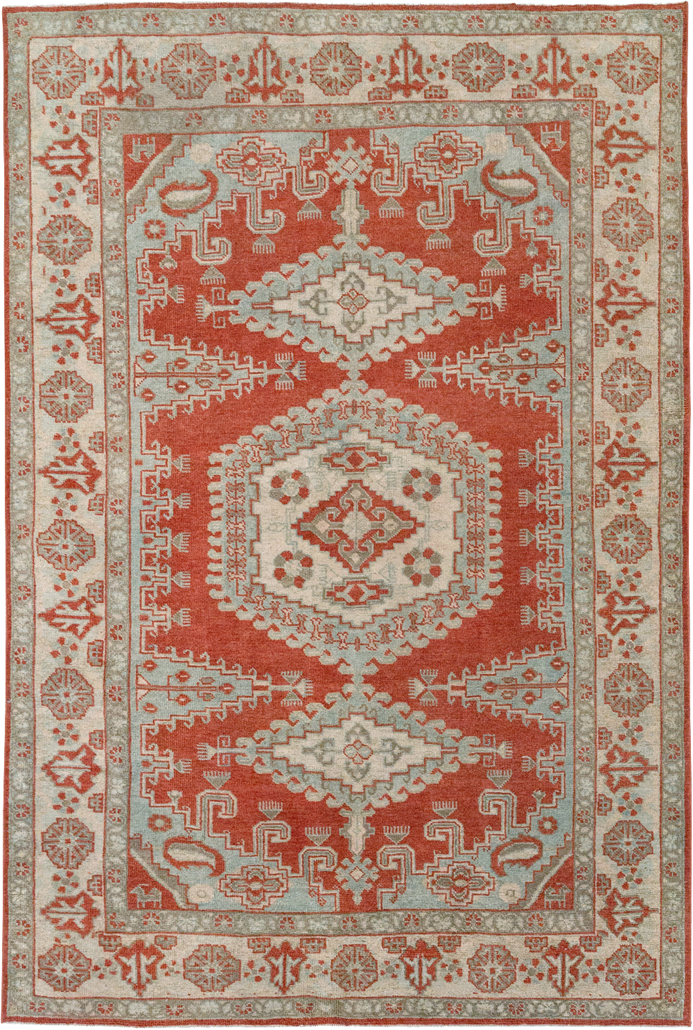 Vintage Persian Veece Accent Rug, No.32906 - Galerie Shabab