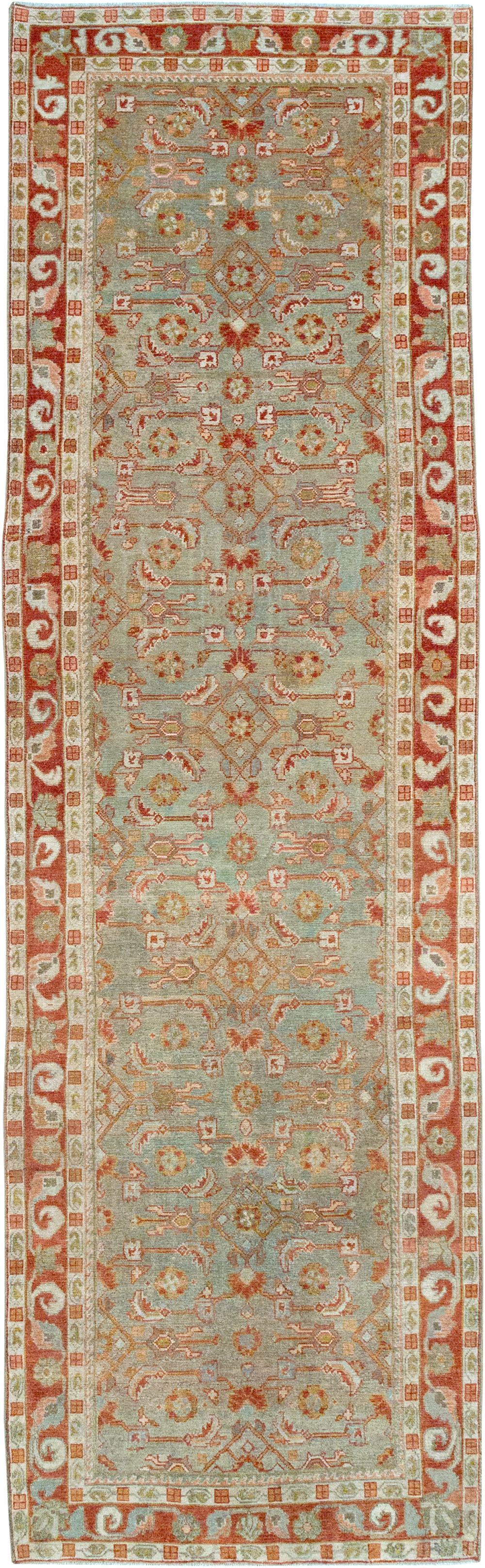 Vintage Persian Malayer Runner, No.32911 - Galerie Shabab