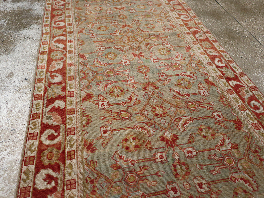 Vintage Persian Malayer Runner, No.32911 - Galerie Shabab