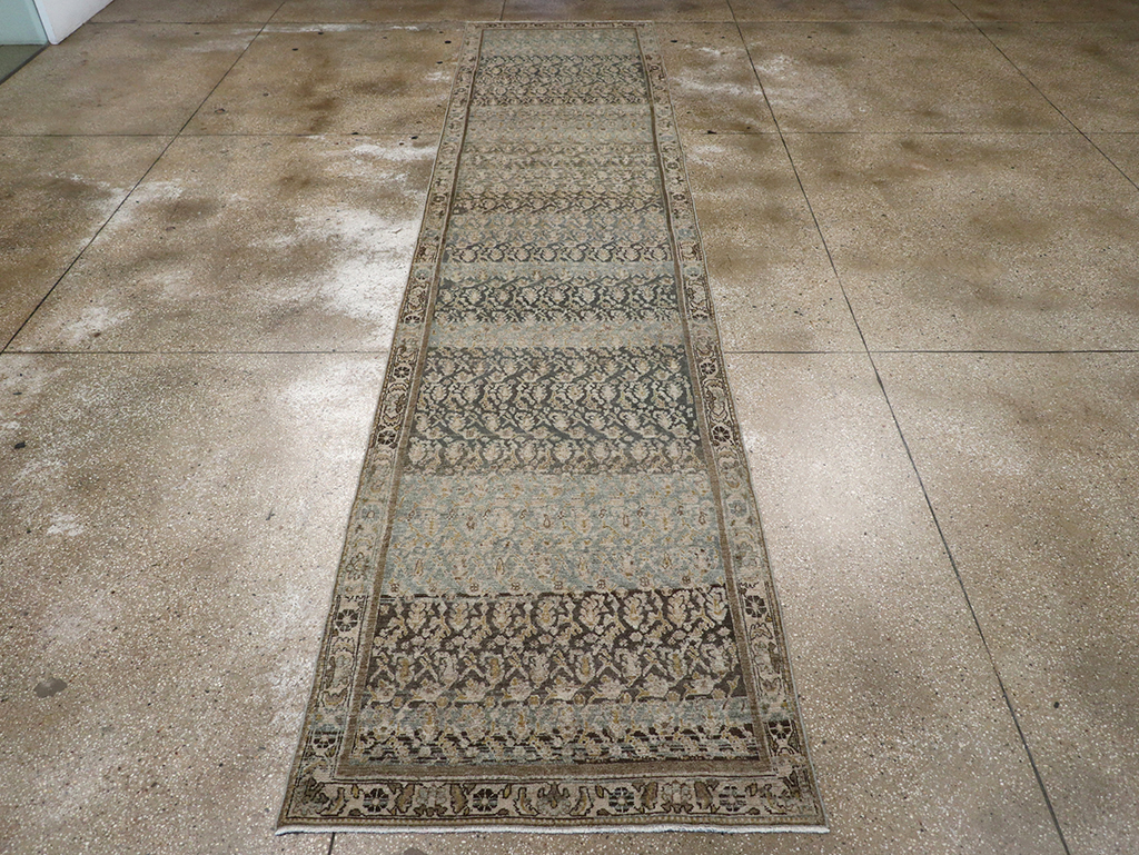 Antique Persian Malayer Long Runner, No.32912 - Galerie Shabab