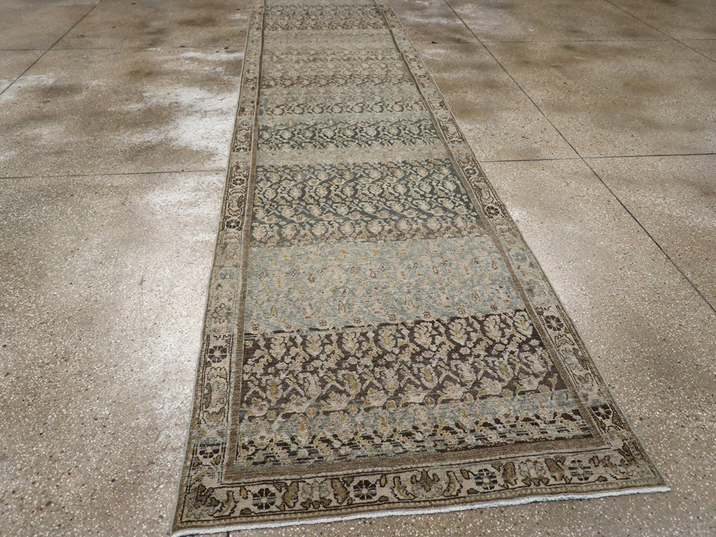 Antique Persian Malayer Long Runner, No.32912 - Galerie Shabab