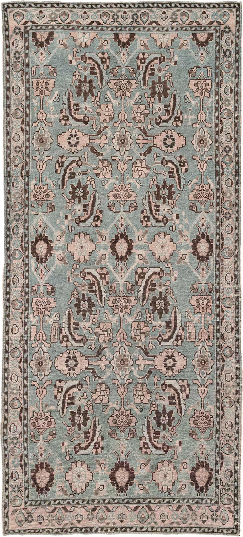 Vintage Persian Malayer Gallery Rug, No.32913 - Galerie Shabab