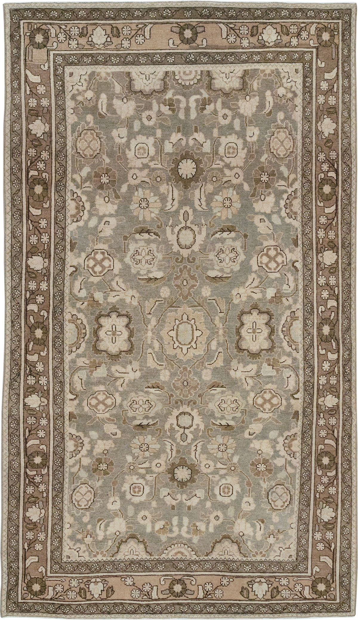 Vintage Persian Malayer Accent Rug, No.32914 - Galerie Shabab