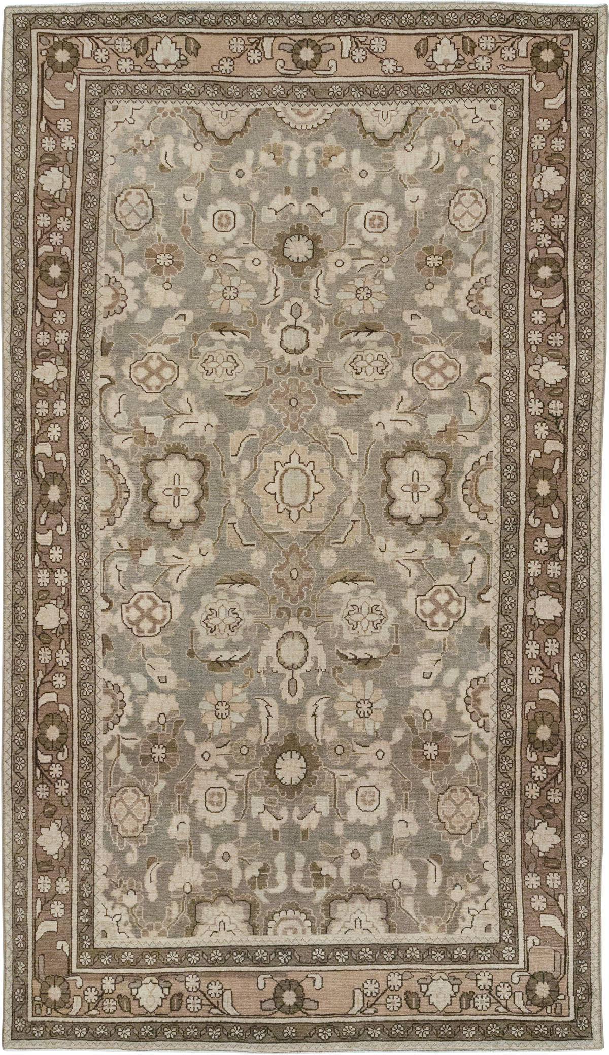 Vintage Persian Malayer Accent Rug, No.32914 - Galerie Shabab