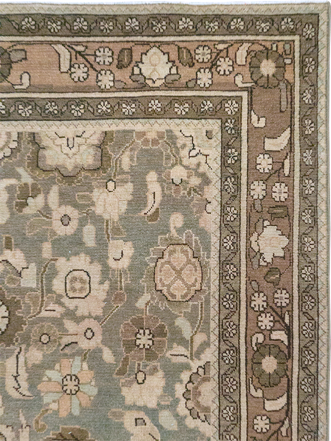Vintage Persian Malayer Accent Rug, No.32914 - Galerie Shabab