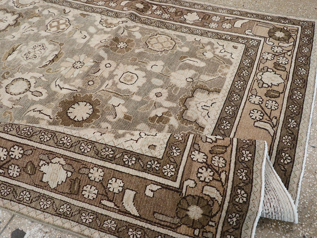 Vintage Persian Malayer Accent Rug, No.32914 - Galerie Shabab