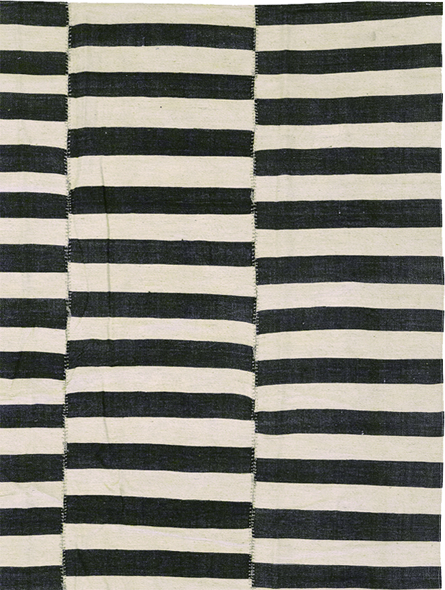 Modern Persian Flatweave Kilim Large Room Size Carpet, No.32917 - Galerie Shabab