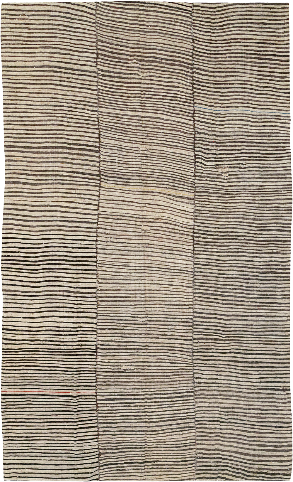 Vintage Persian Flatweave Kilim Room Size Carpet, No.32918 - Galerie Shabab