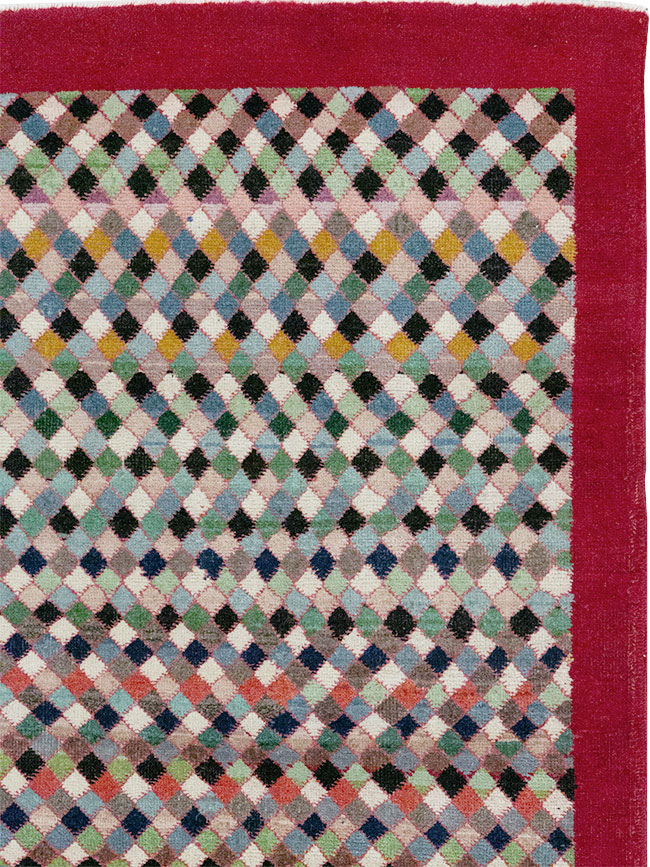 Vintage Turkish Anatolian Room Size Carpet, No.32927 - Galerie Shabab