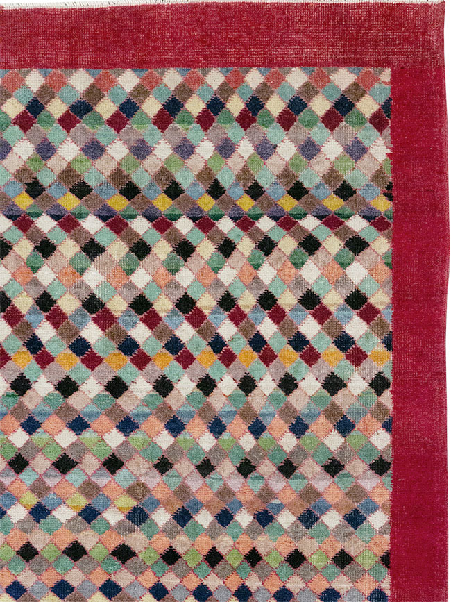 Vintage Turkish Anatolian Room Size Carpet, No.32927 - Galerie Shabab
