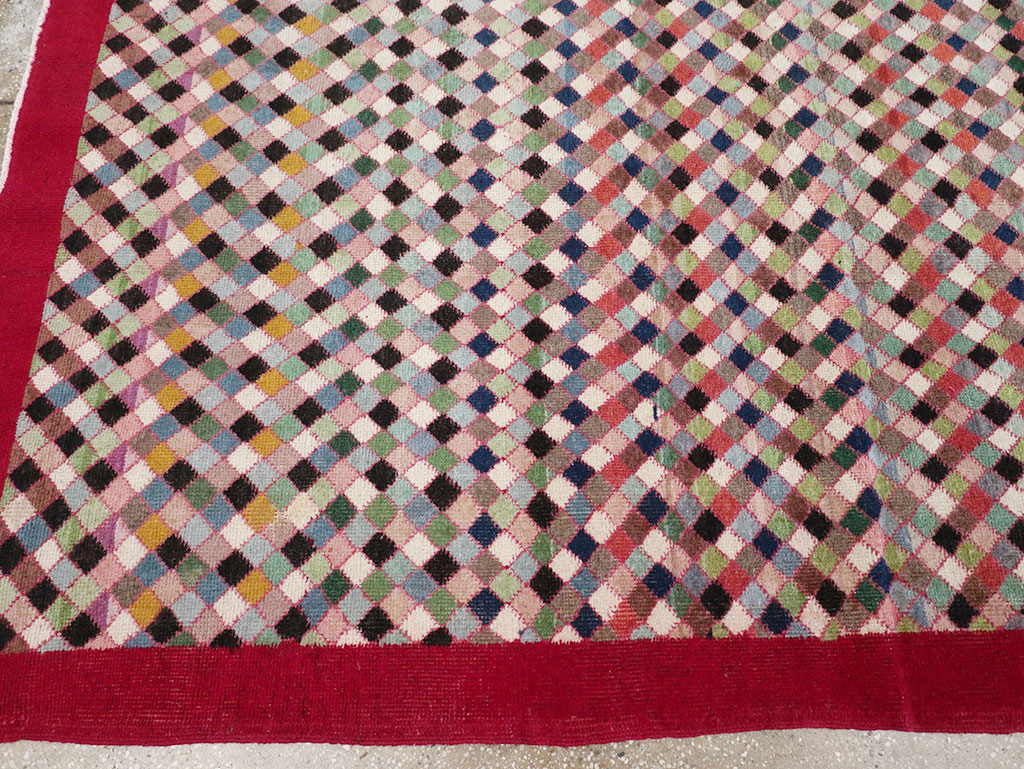 Vintage Turkish Anatolian Room Size Carpet, No.32927 - Galerie Shabab