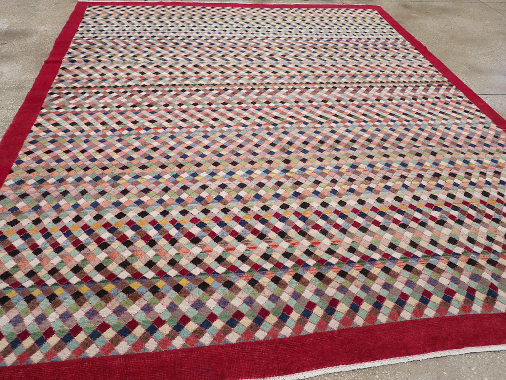 Vintage Turkish Anatolian Room Size Carpet, No.32927 - Galerie Shabab