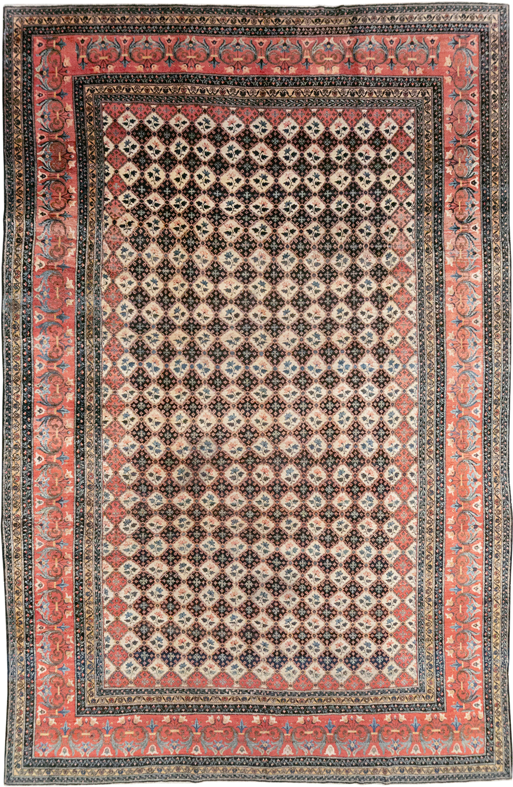 Vintage Persian Bakhtiari Room Size Carpet, No.32934 - Galerie Shabab