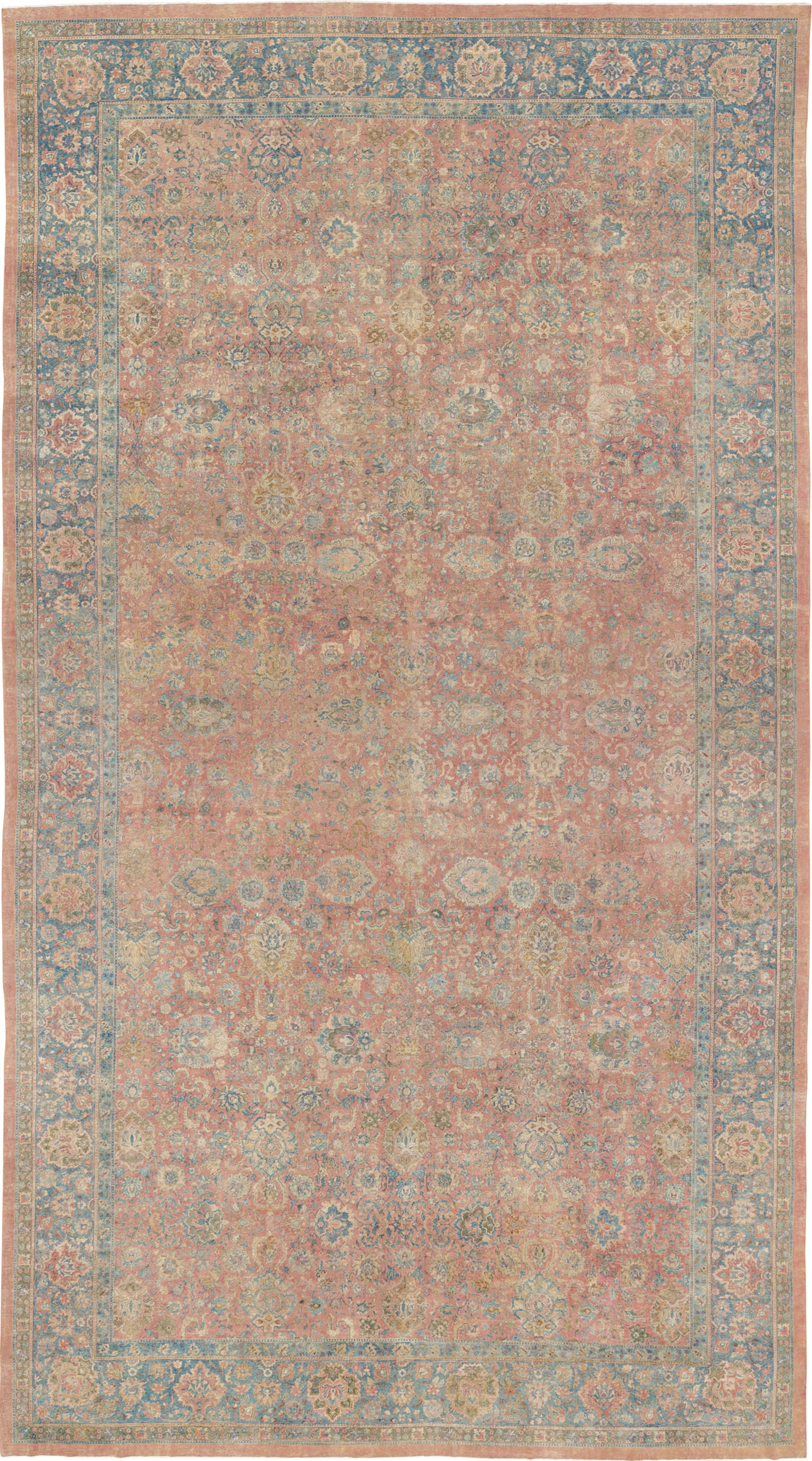 Antique Indian Lahore Oversize Carpet, No.32935 - Galerie Shabab