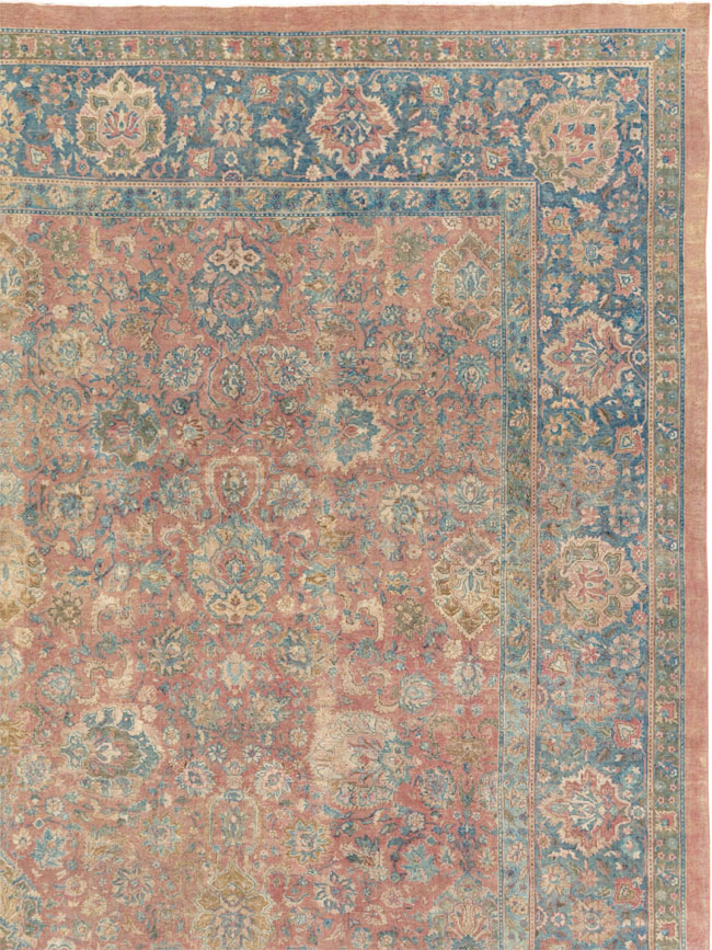 Antique Indian Lahore Oversize Carpet, No.32935 - Galerie Shabab
