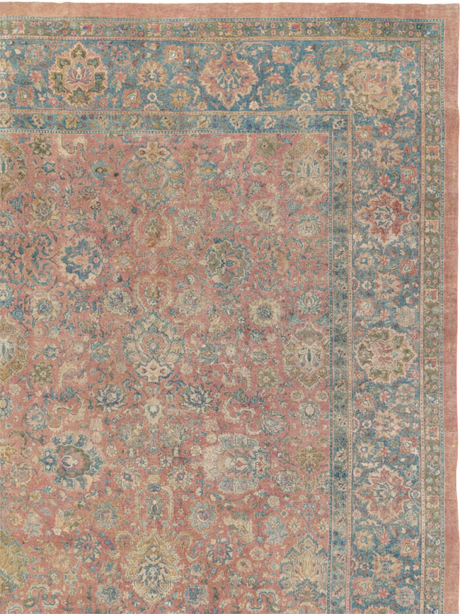 Antique Indian Lahore Oversize Carpet, No.32935 - Galerie Shabab