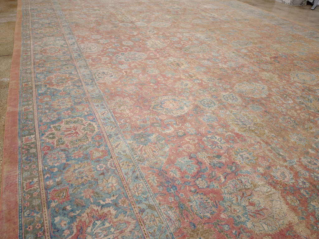 Antique Indian Lahore Oversize Carpet, No.32935 - Galerie Shabab