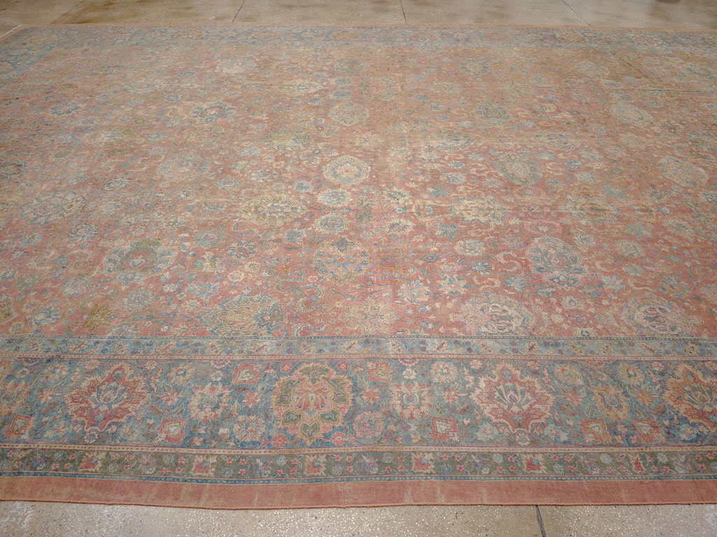 Antique Indian Lahore Oversize Carpet, No.32935 - Galerie Shabab
