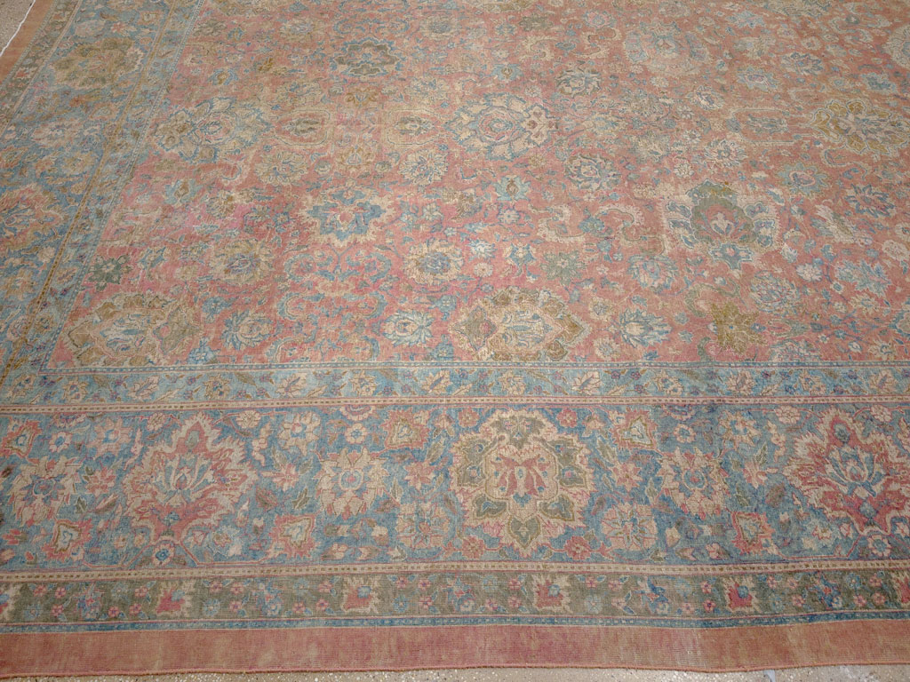 Antique Indian Lahore Oversize Carpet, No.32935 - Galerie Shabab