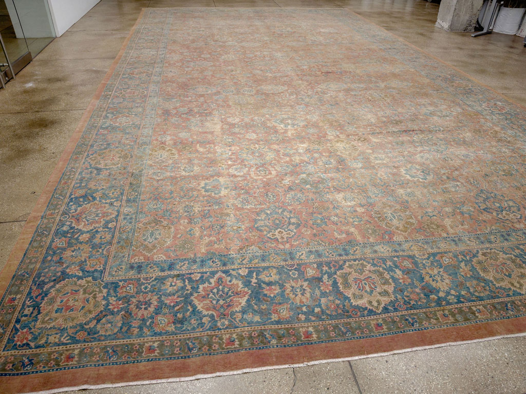 Antique Indian Lahore Oversize Carpet, No.32935 - Galerie Shabab