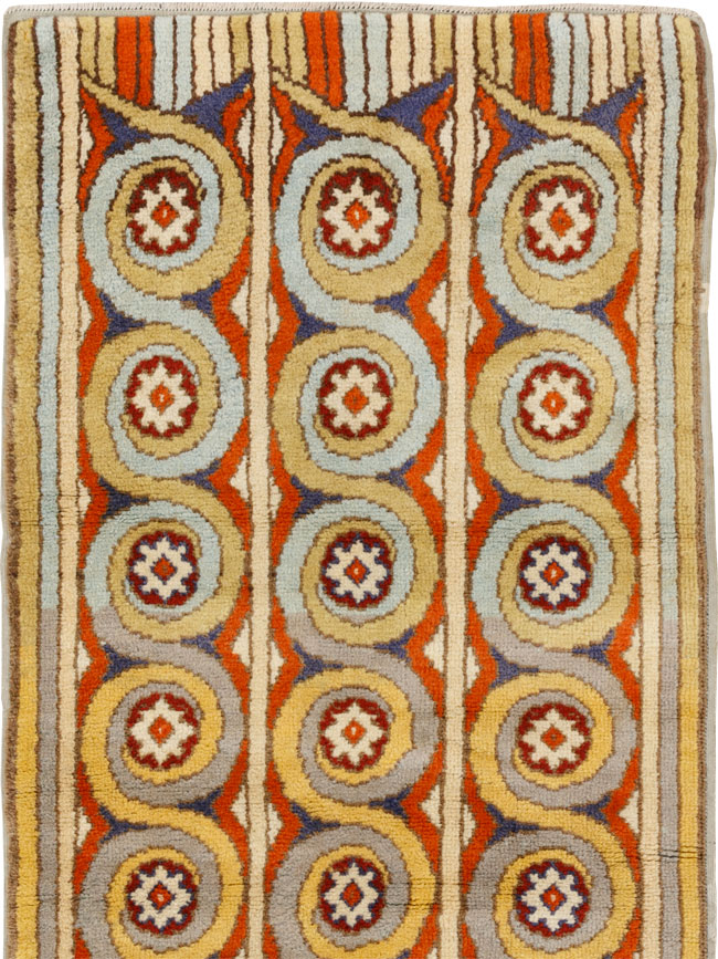 Vintage European Art Deco Rug, No.32949 - Galerie Shabab