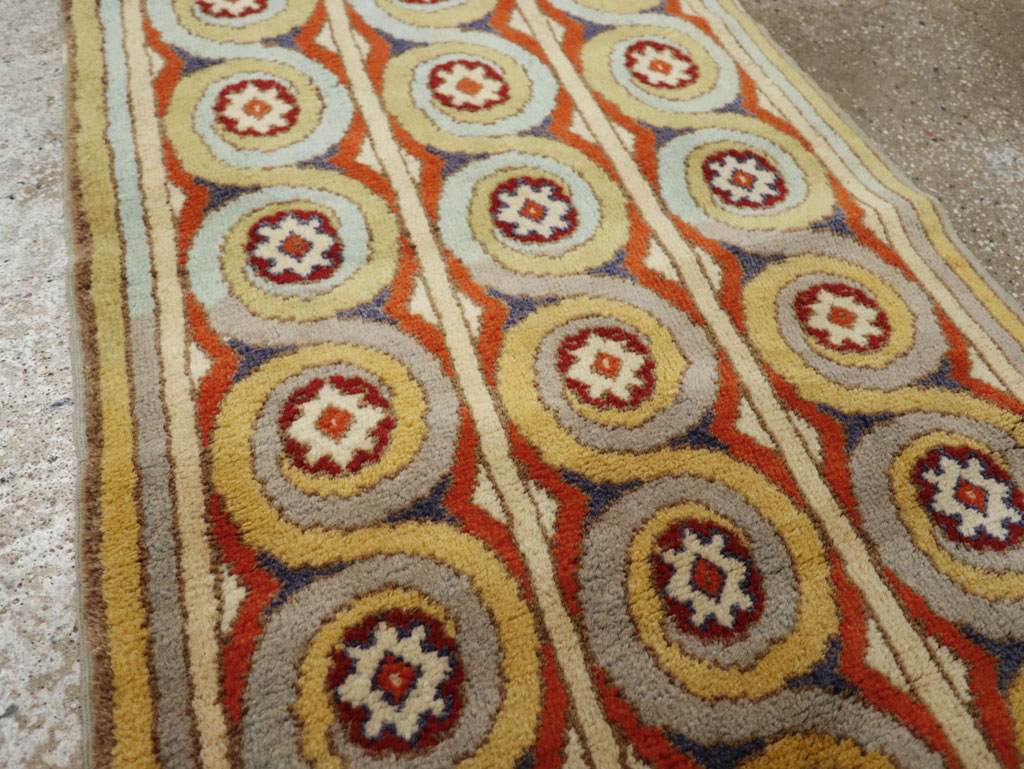 Vintage European Art Deco Rug, No.32949 - Galerie Shabab