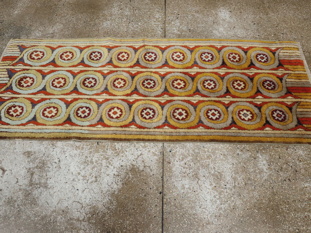 Vintage European Art Deco Rug, No.32949 - Galerie Shabab