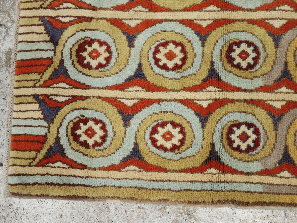 Vintage European Art Deco Rug, No.32949 - Galerie Shabab