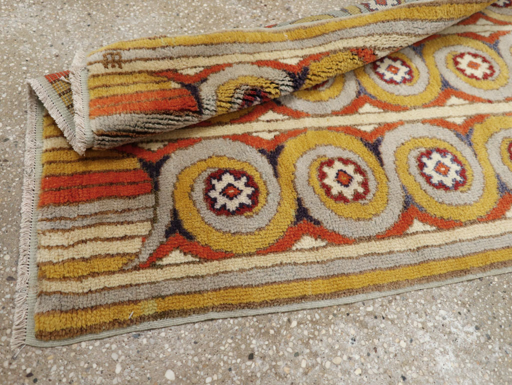 Vintage European Art Deco Rug, No.32949 - Galerie Shabab