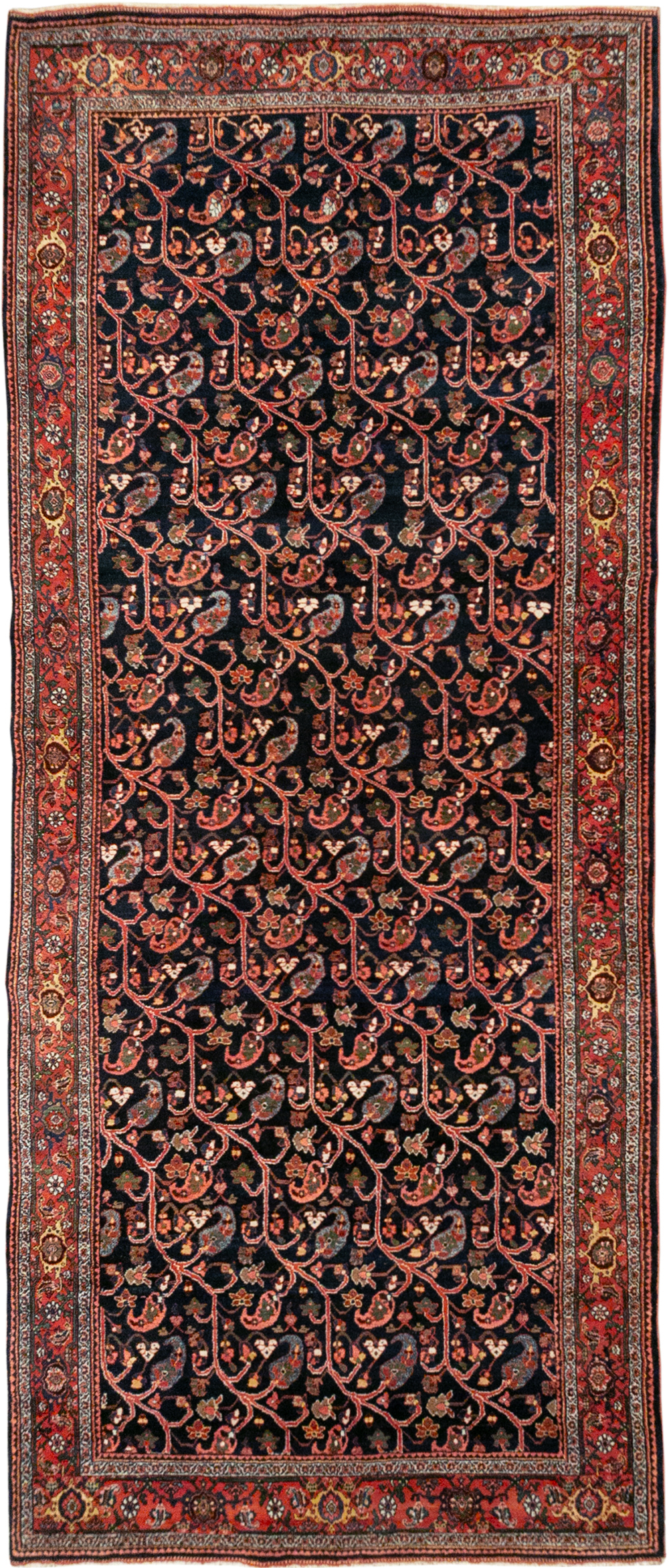 Antique Persian Bidjar Gallery Carpet, No.32953 - Galerie Shabab