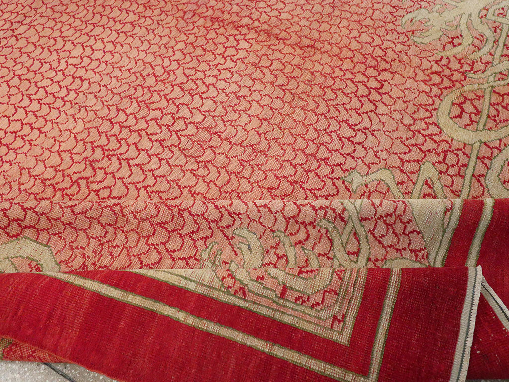 Antique Turkish Art Deco Room Size Carpet, No.32956 - Galerie Shabab