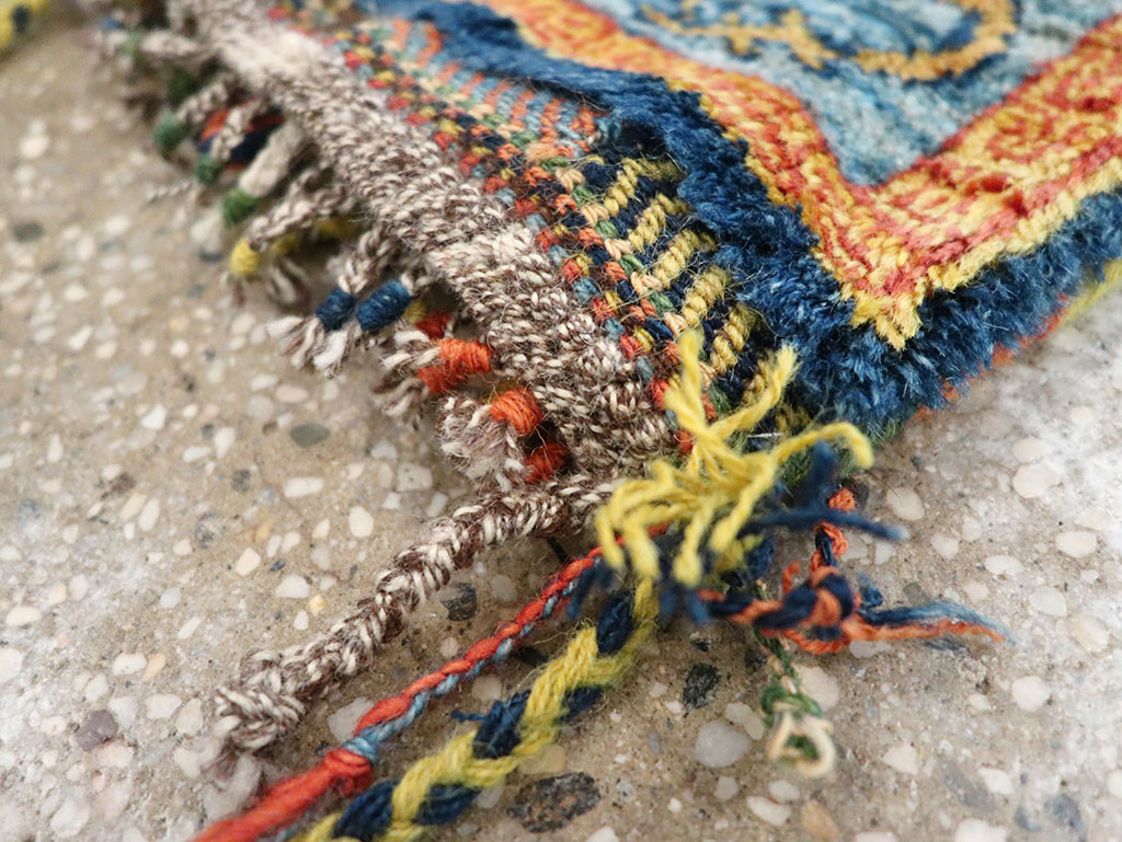 Vintage Persian Gabbeh Pictorial Bag, No.32967 - Galerie Shabab