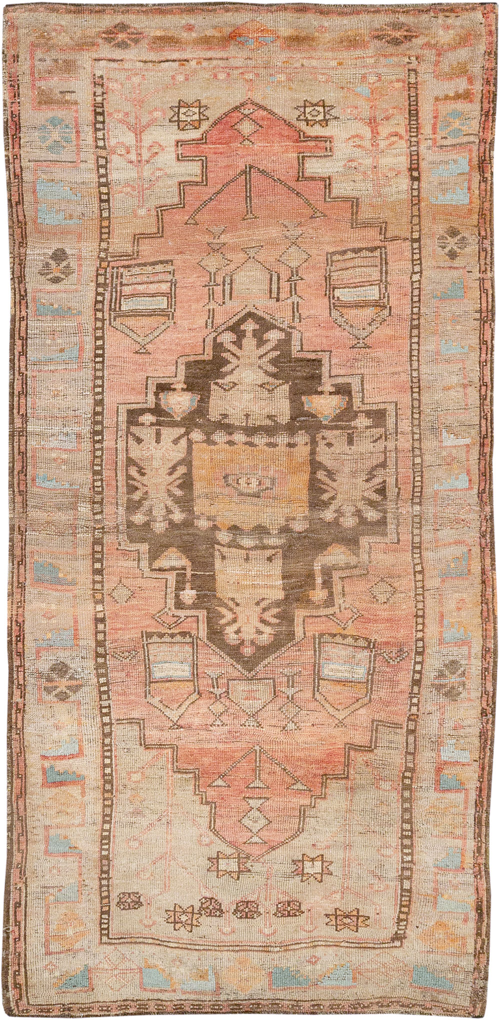 Vintage Turkish Anatolian Gallery Carpet, No.32976 - Galerie Shabab
