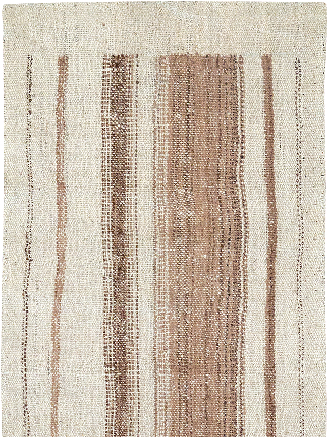 Vintage Turkish Flatweave Kilim Runner, No.32983 - Galerie Shabab