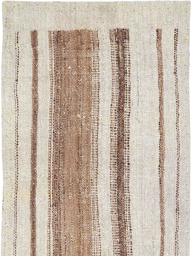 Vintage Turkish Flatweave Kilim Runner, No.32983 - Galerie Shabab