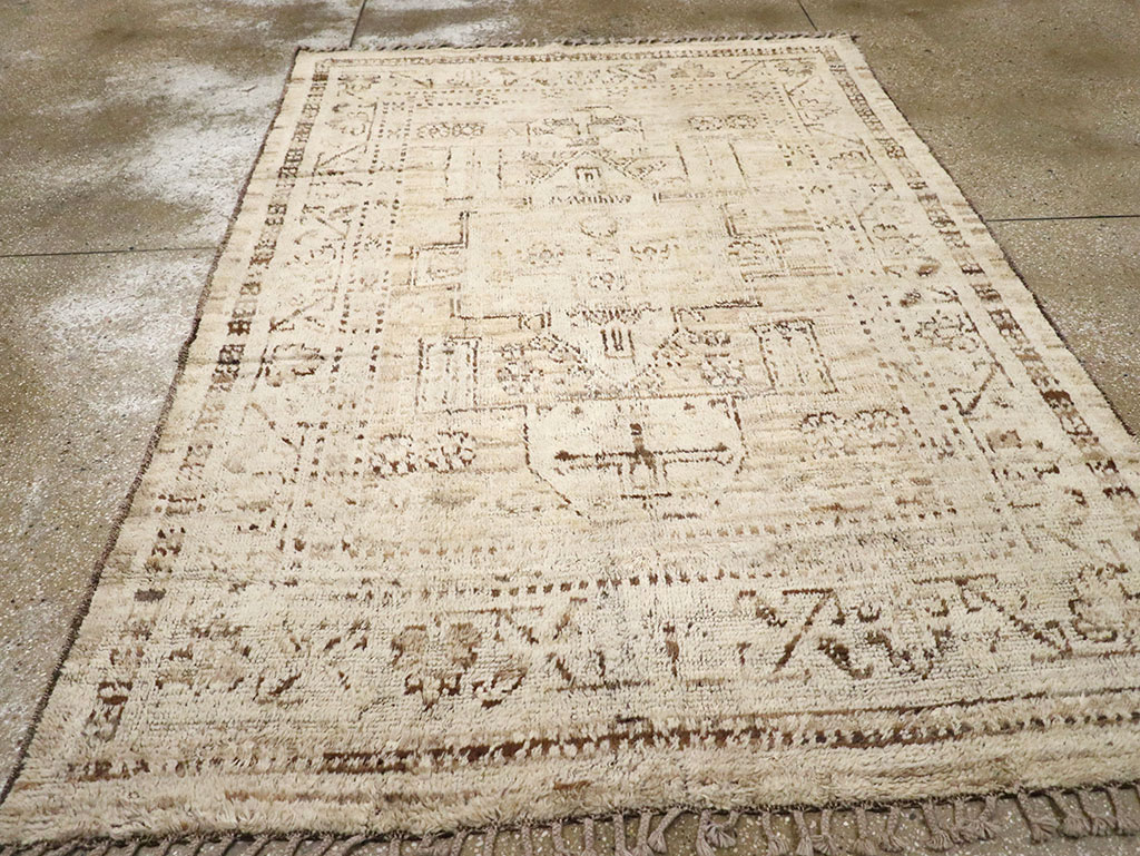 Modern Persian Gabbeh Accent Rug, No.32996 - Galerie Shabab