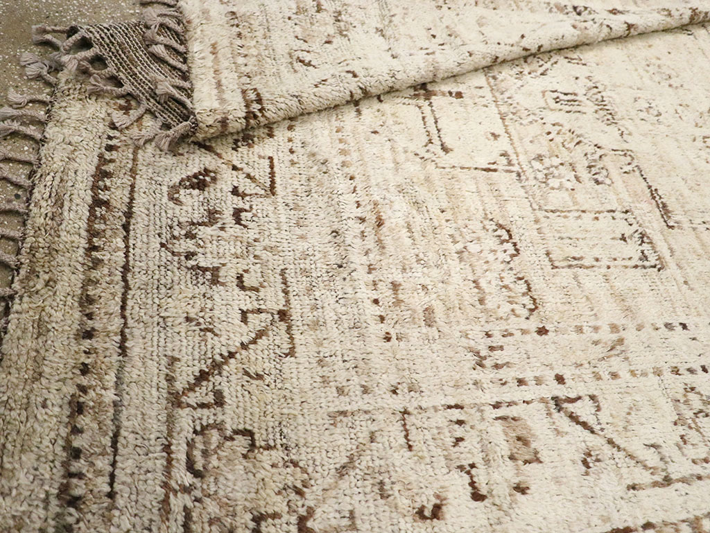 Modern Persian Gabbeh Accent Rug, No.32996 - Galerie Shabab