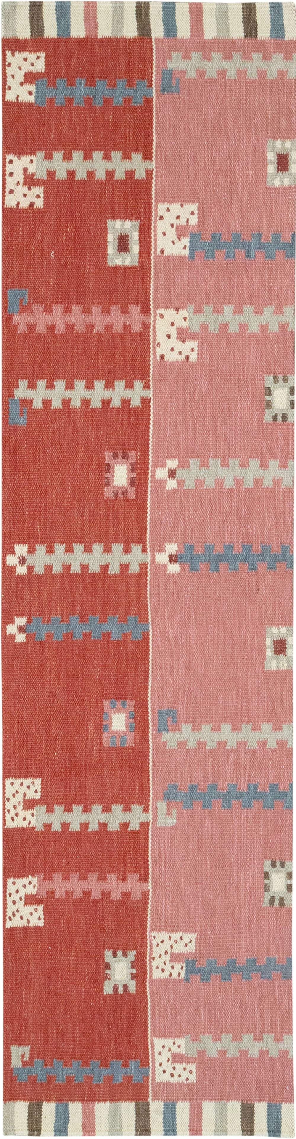 Modern Turkish Flatweave Kilim Runner, No.33000 - Galerie Shabab