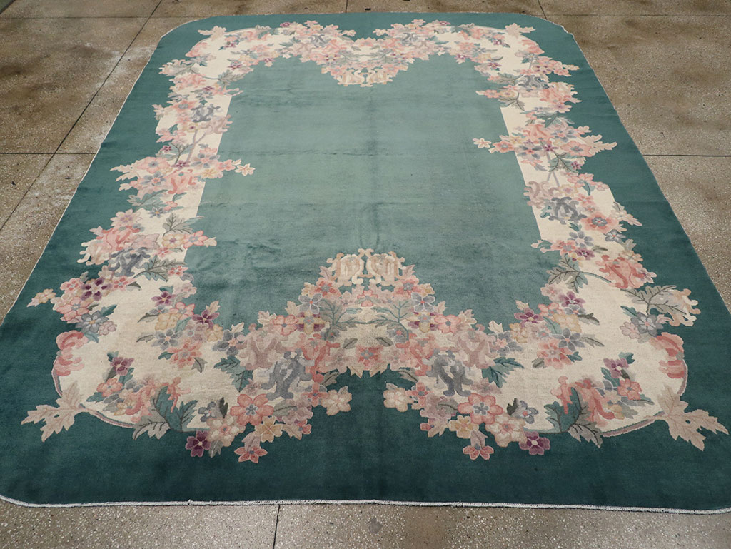 Vintage Chinese Art Deco Room Size Carpet, No.33001 - Galerie Shabab