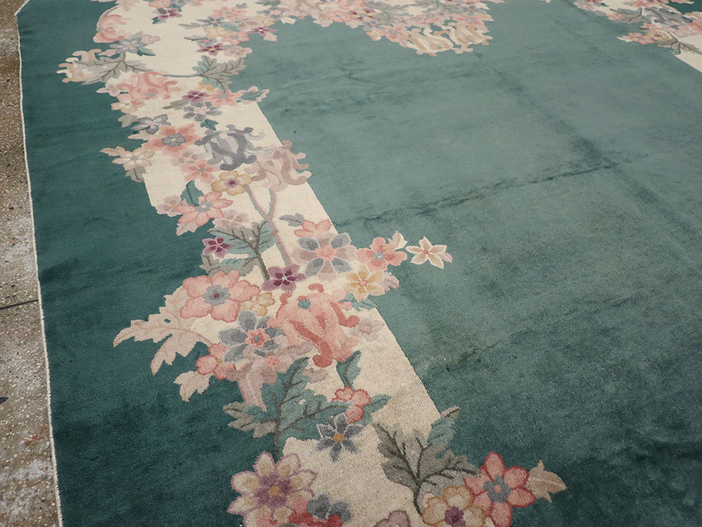 Vintage Chinese Art Deco Room Size Carpet, No.33001 - Galerie Shabab
