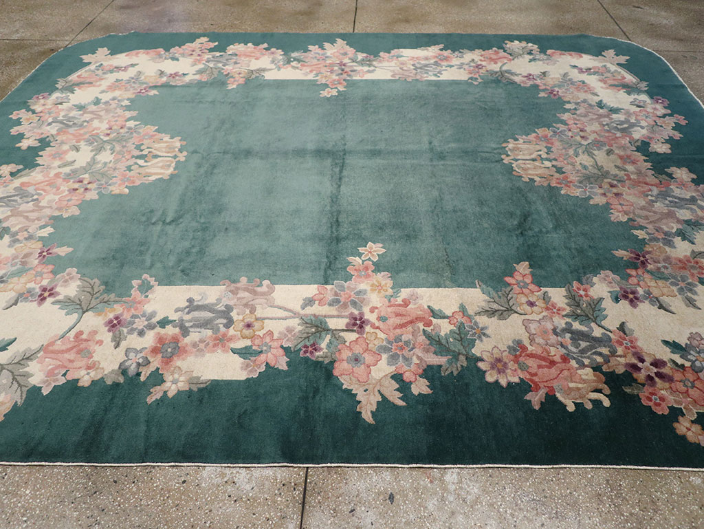 Vintage Chinese Art Deco Room Size Carpet, No.33001 - Galerie Shabab