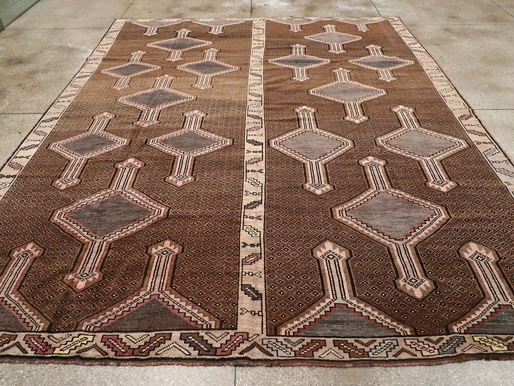 Vintage Turkish Anatolian Room Size Carpet, No.33002 - Galerie Shabab