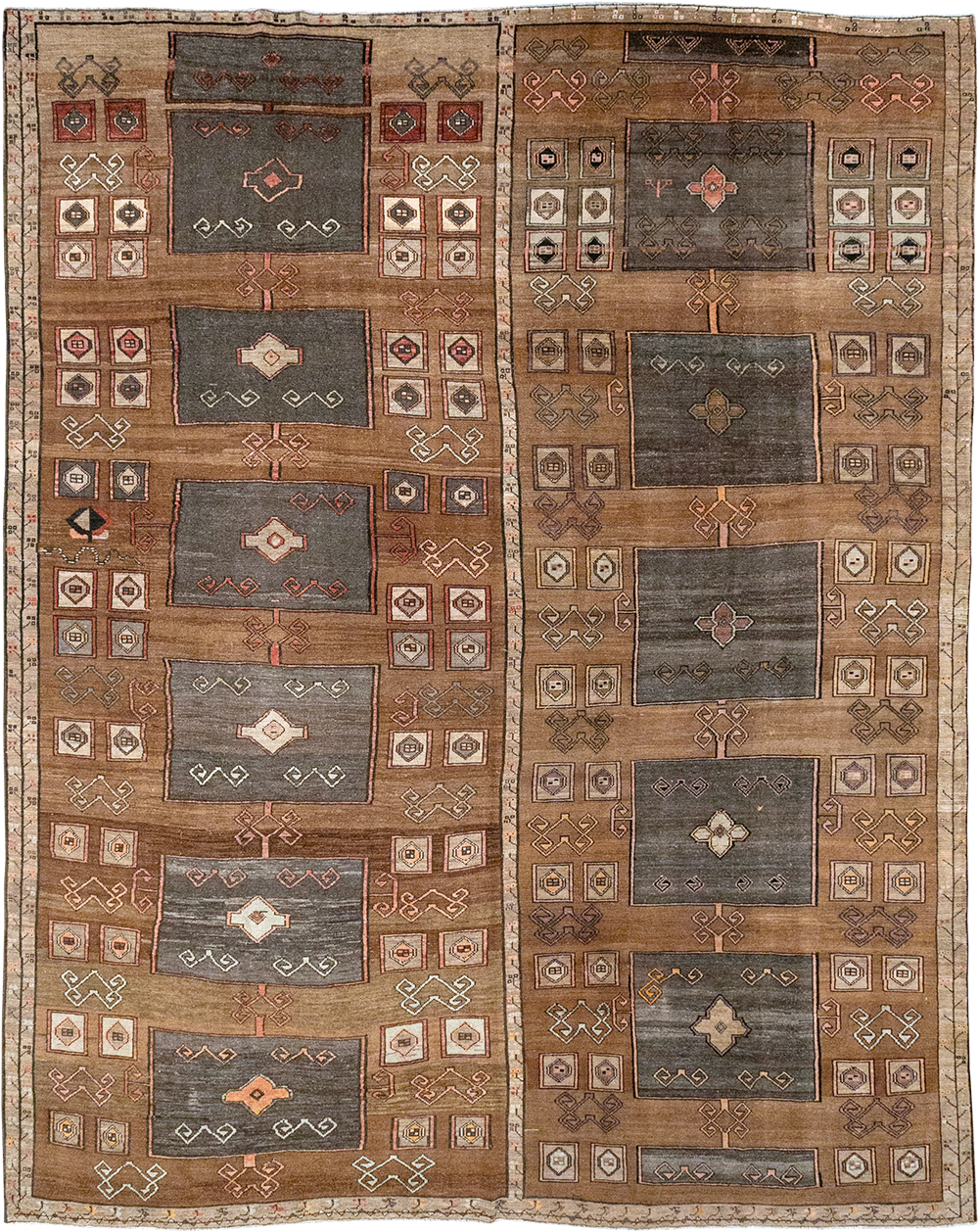 Vintage Turkish Anatolian Large Carpet, No.33003 - Galerie Shabab