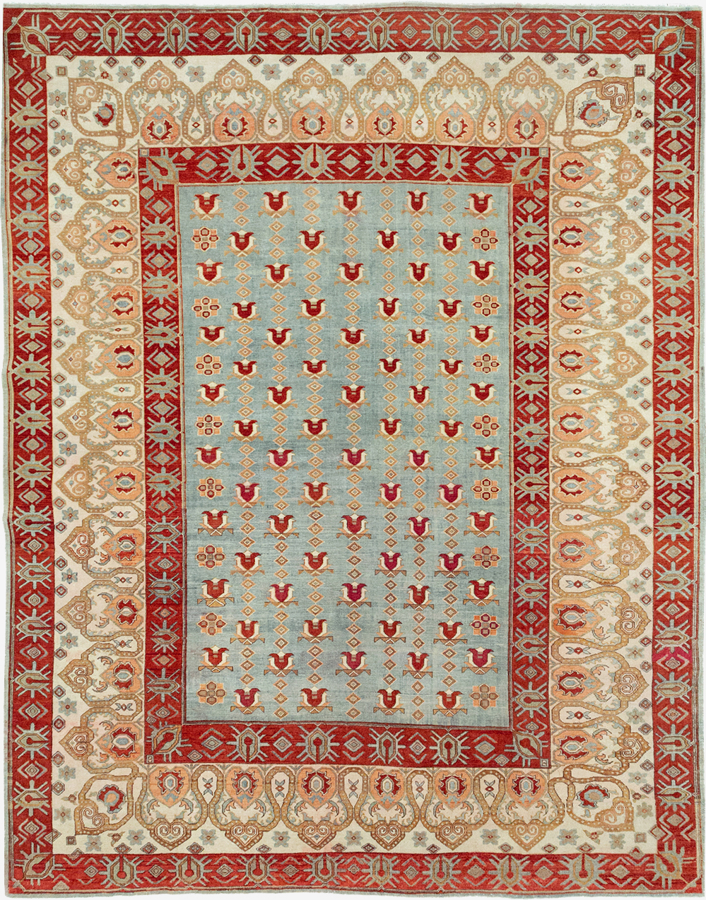 Vintage Turkish Anatolian Room Size Carpet, No.33005 - Galerie Shabab