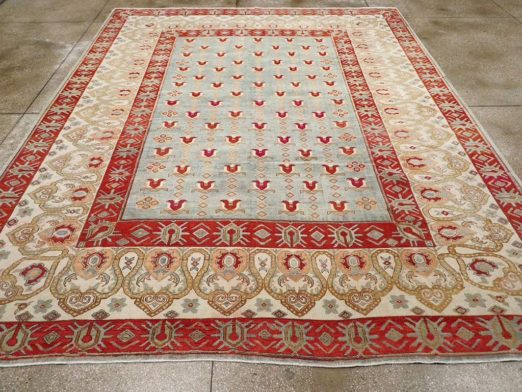 Vintage Turkish Anatolian Room Size Carpet, No.33005 - Galerie Shabab