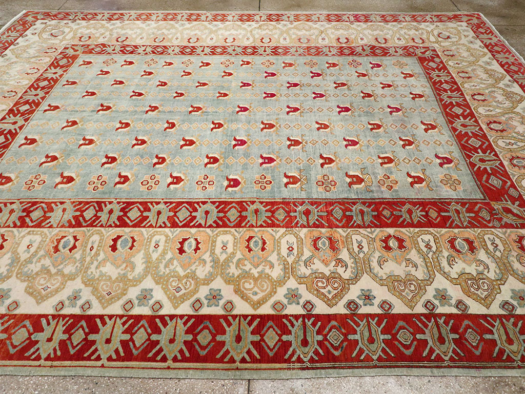 Vintage Turkish Anatolian Room Size Carpet, No.33005 - Galerie Shabab