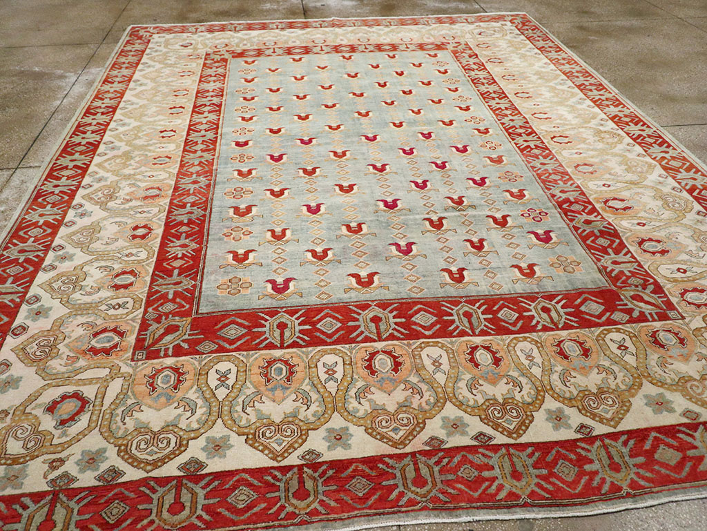 Vintage Turkish Anatolian Room Size Carpet, No.33005 - Galerie Shabab