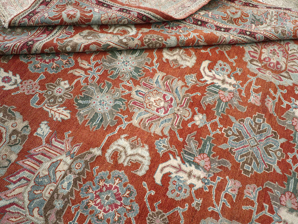 Antique Persian Malayer Accent Carpet, No.33006 - Galerie Shabab