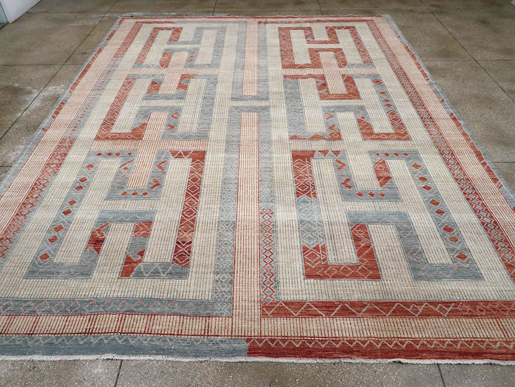 Modern East Turkestan Khotan Room Size Carpet, No.33007 - Galerie Shabab